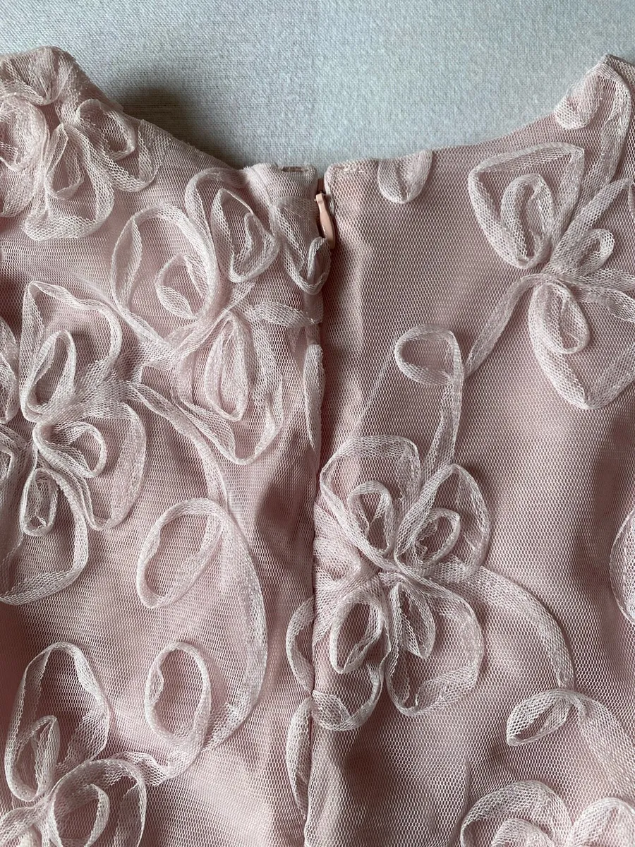 Brand new Girl’s Light Pink Elegant Floral Dress - Image 4