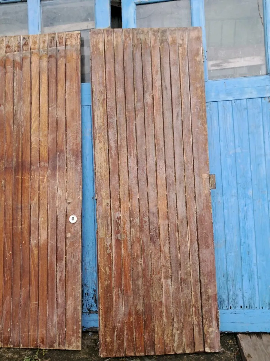 2 teak doors - Image 3