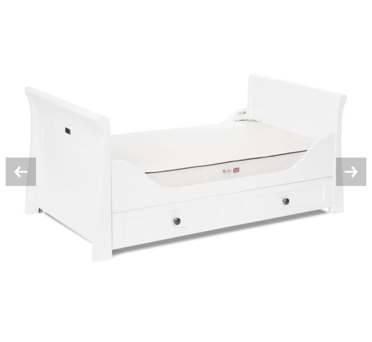 Free: Silvercross Nostalgia Sleigh cot bed - Image 2