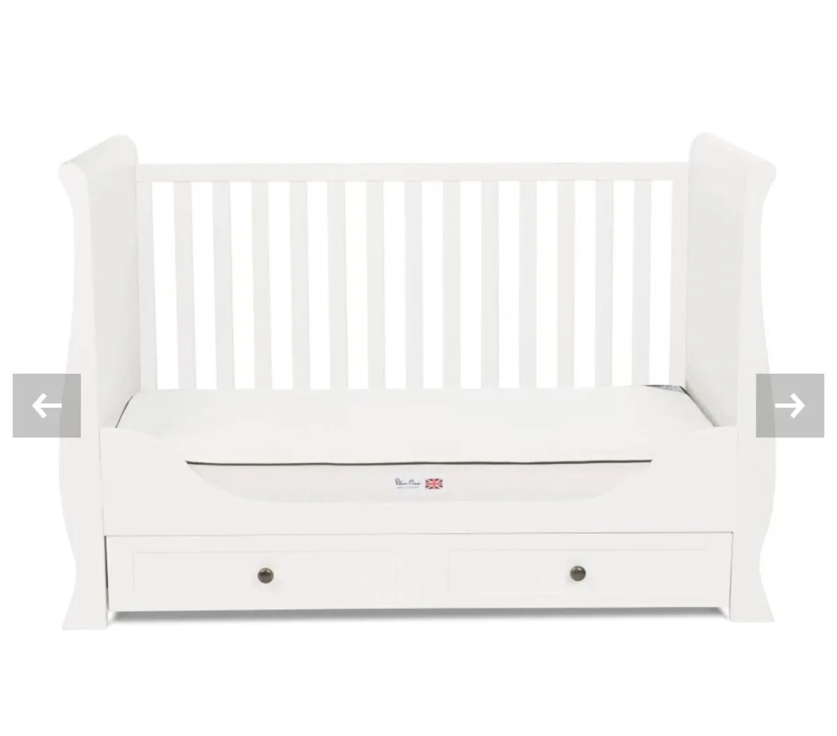 Free: Silvercross Nostalgia Sleigh cot bed - Image 3