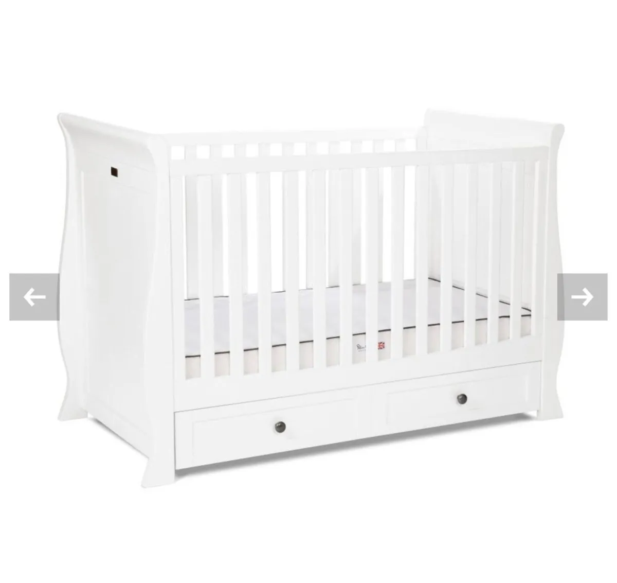 Free: Silvercross Nostalgia Sleigh cot bed - Image 1