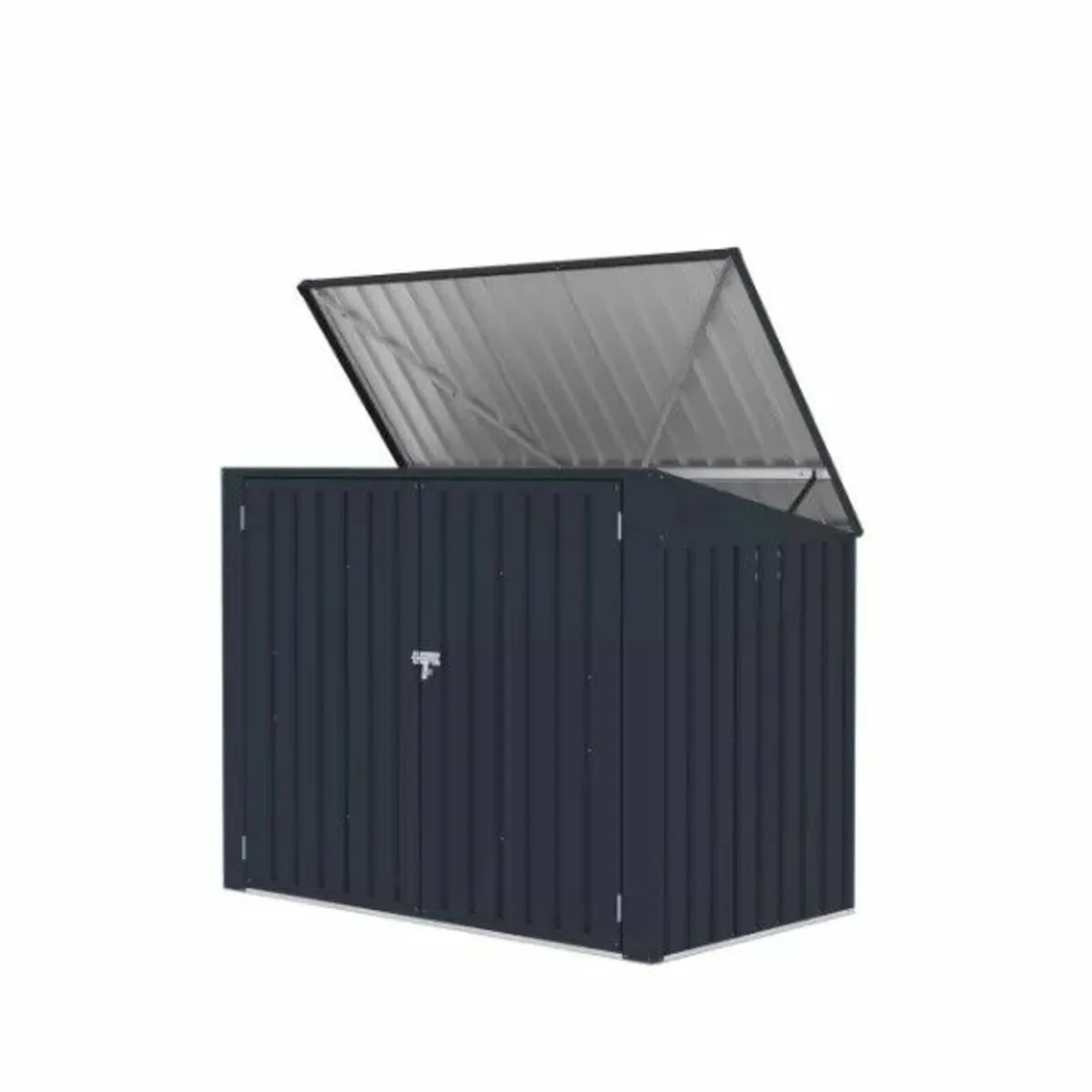 Metal Wheelie Bin Storage – 2 Bay - Image 4