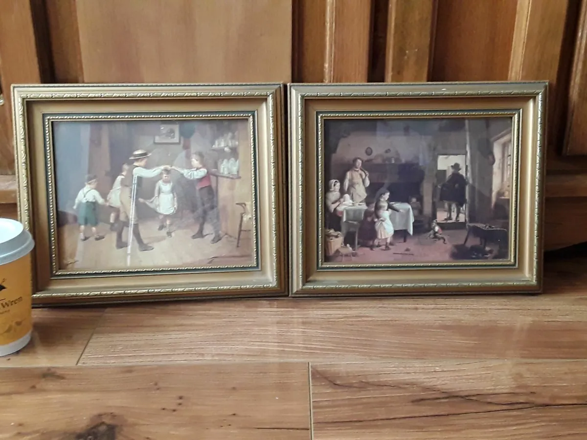 Two lovely vintage pictures prints - Image 4