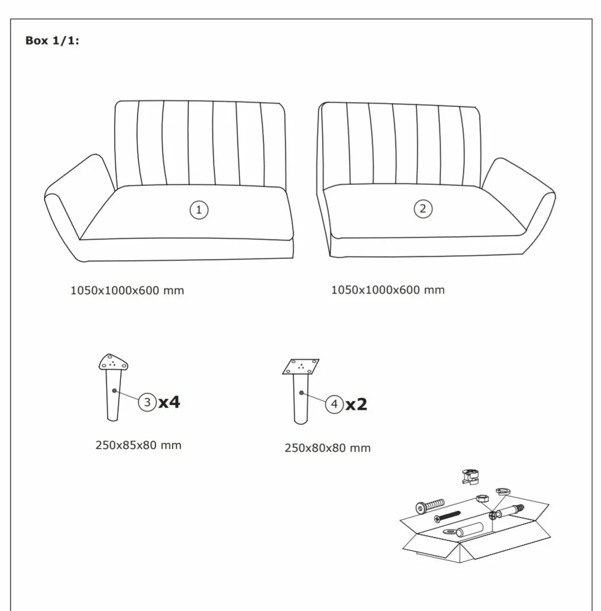 Sofa bed - Image 3