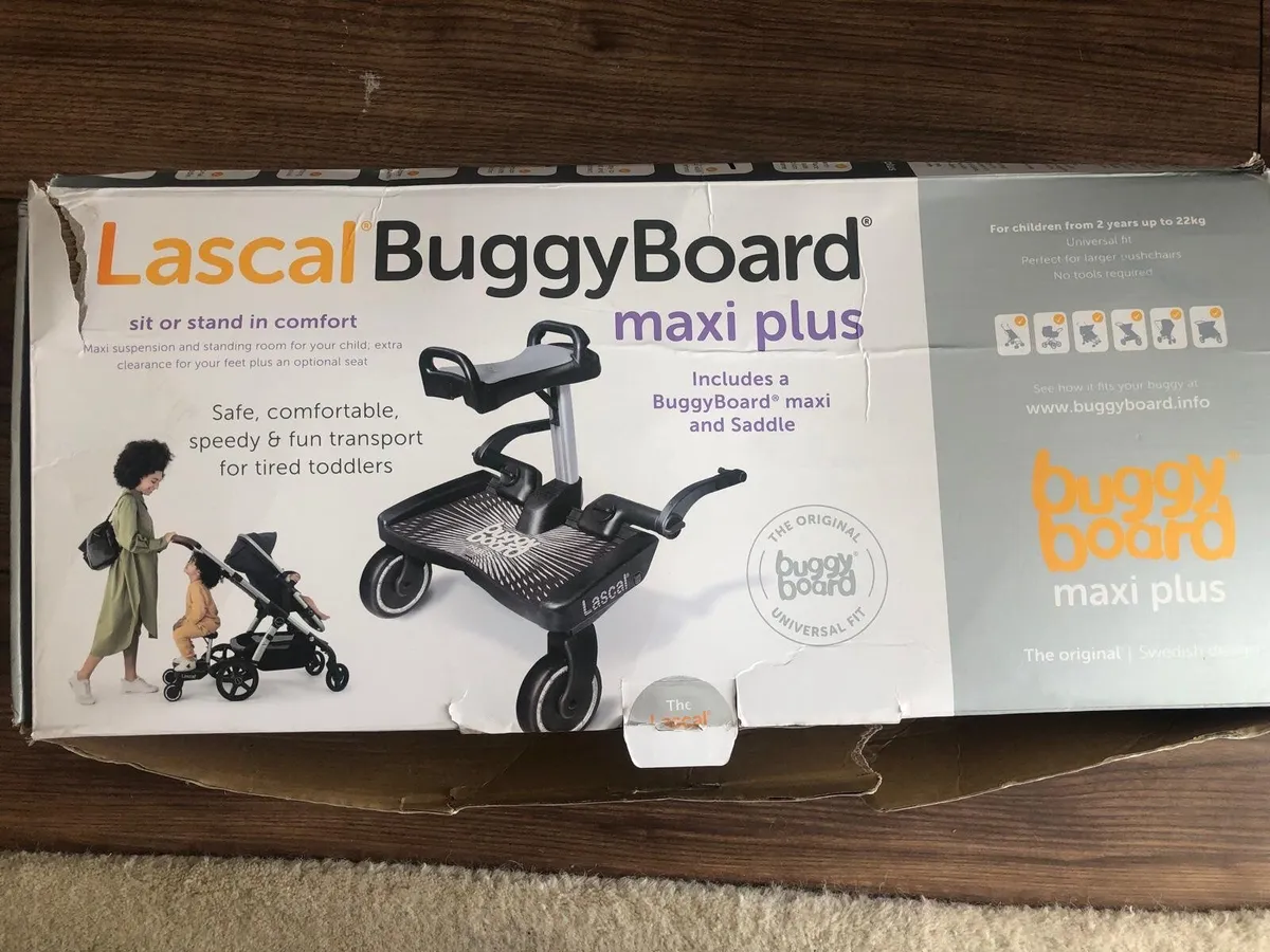 Lascal Buggy board with saddle - Image 1