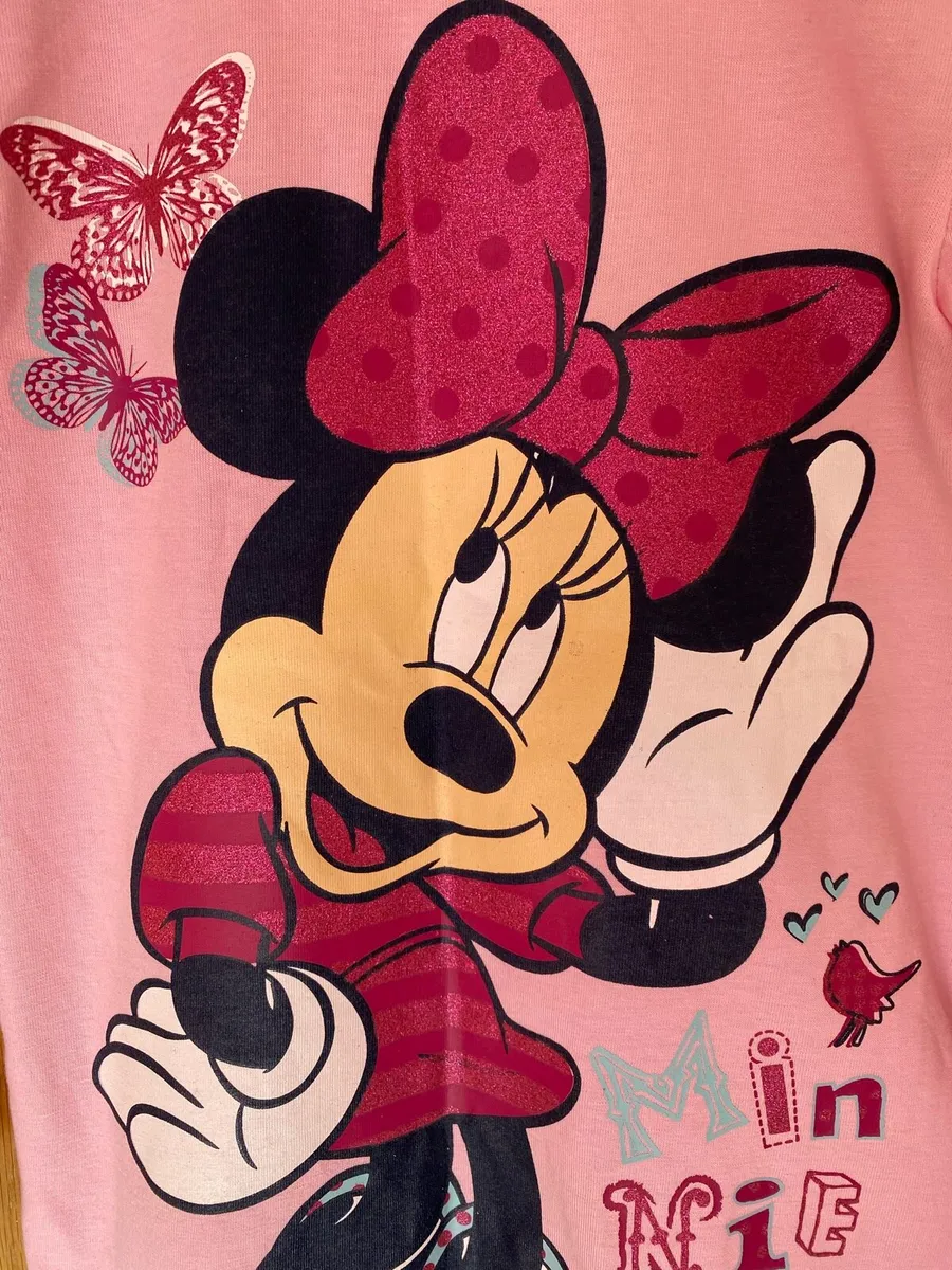 Girl’s Brand New Disney Minnie Mouse Pink Top - Image 4