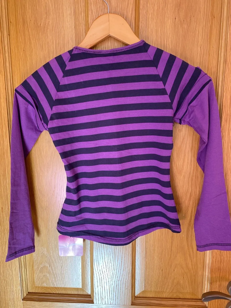 Girl’s Brand New Disney Minnie Mouse Purple Top - Image 3
