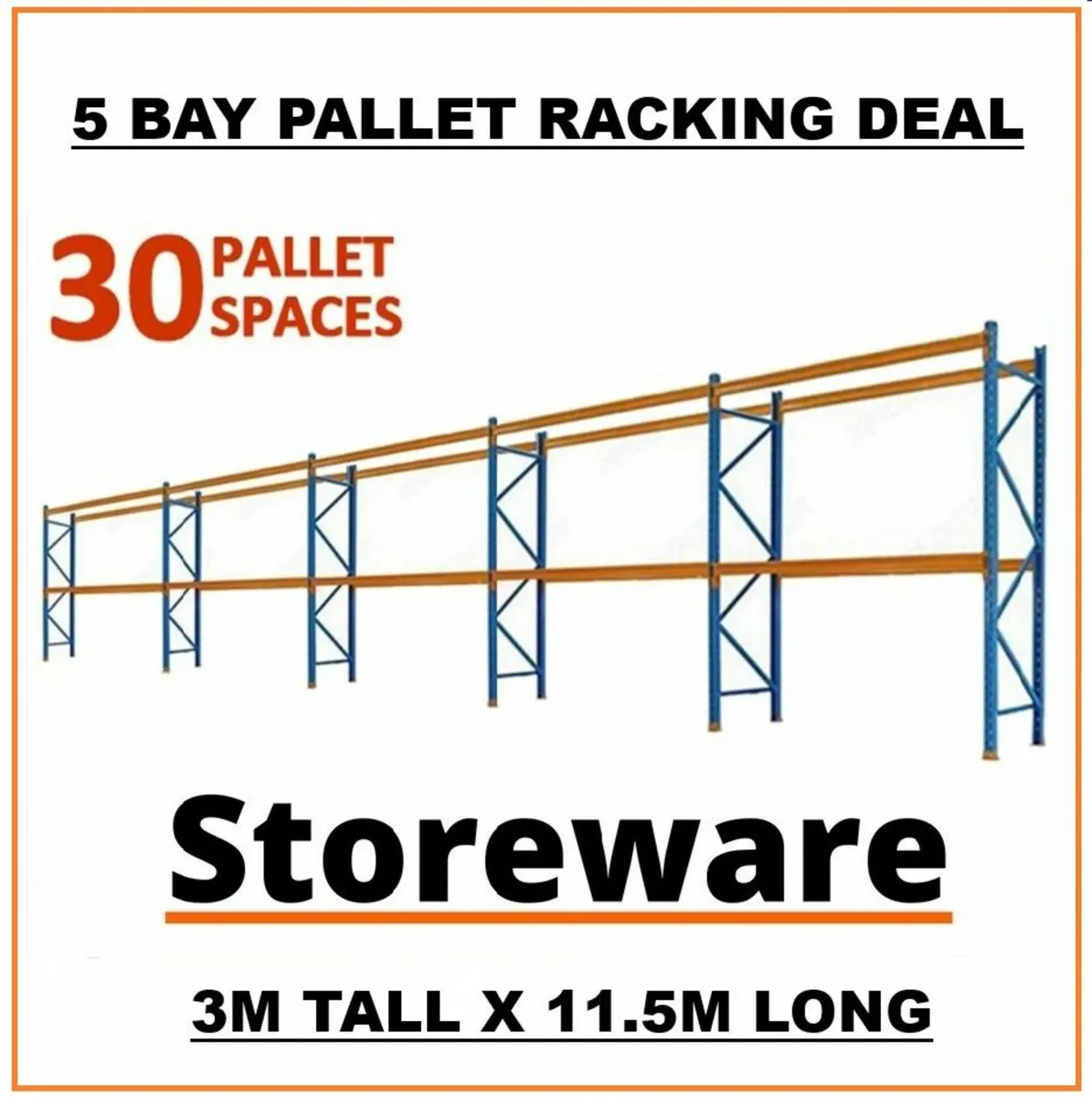 Pallet Racking - 5 Bay Deal - Image 1