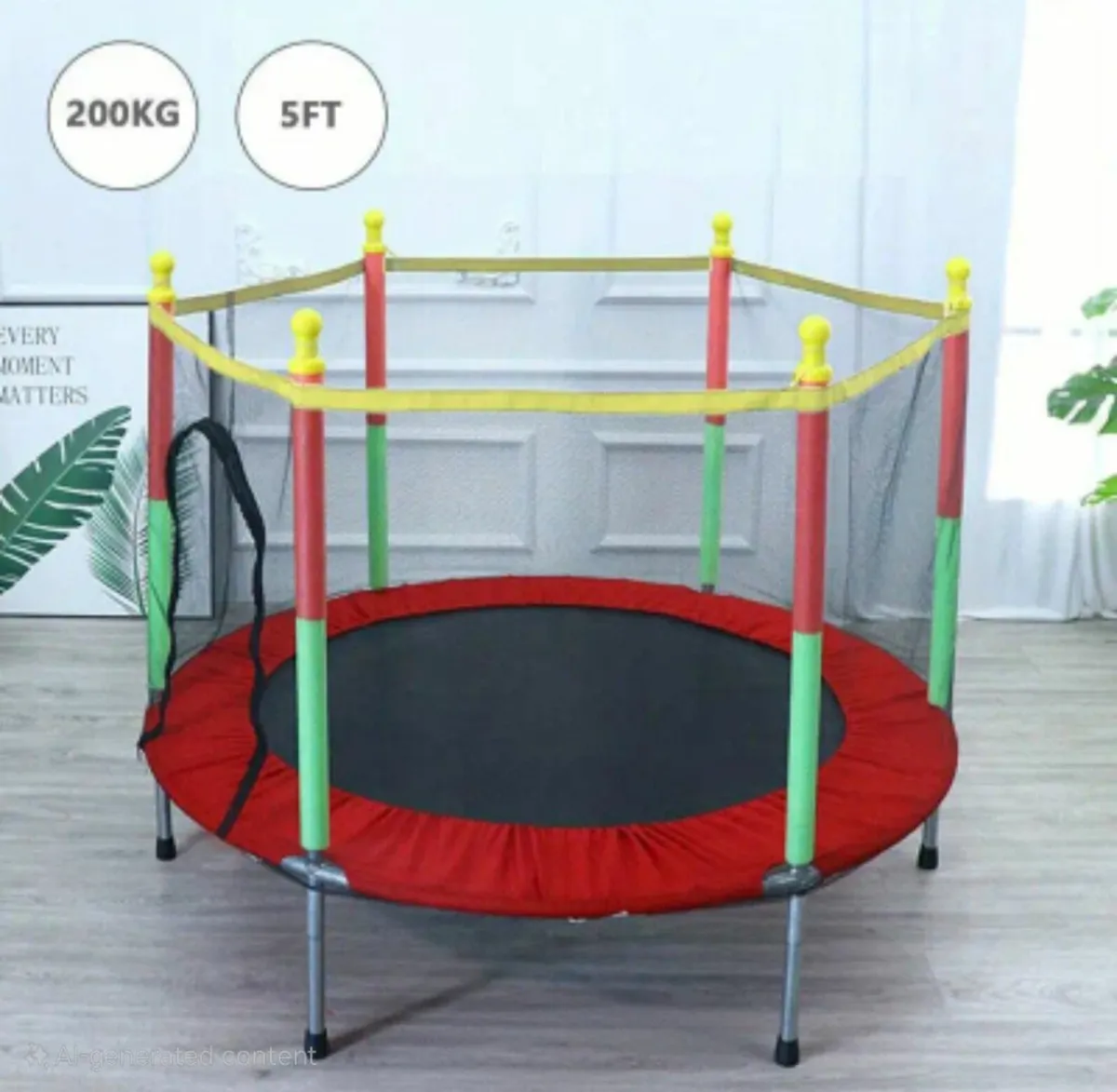 Trampoline indoors or outdoors - Image 1