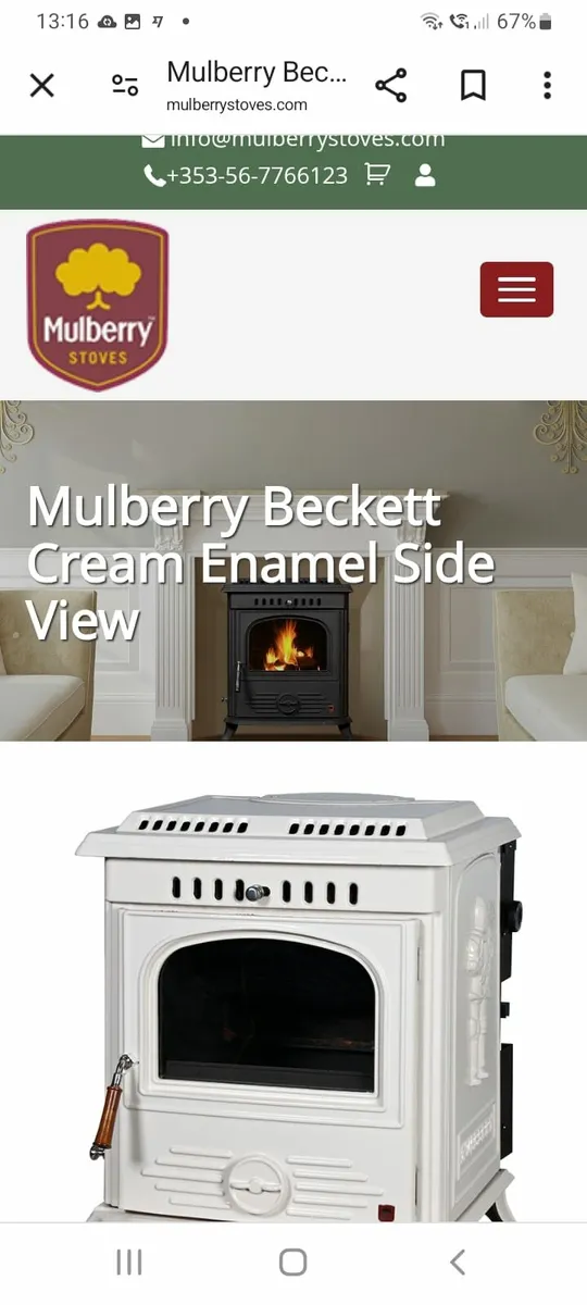 Back boiler stove - Image 1