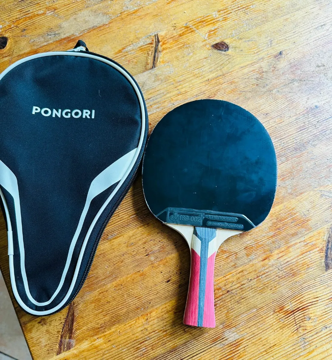 Table Tennis Bat with cover - Brand New - Image 2