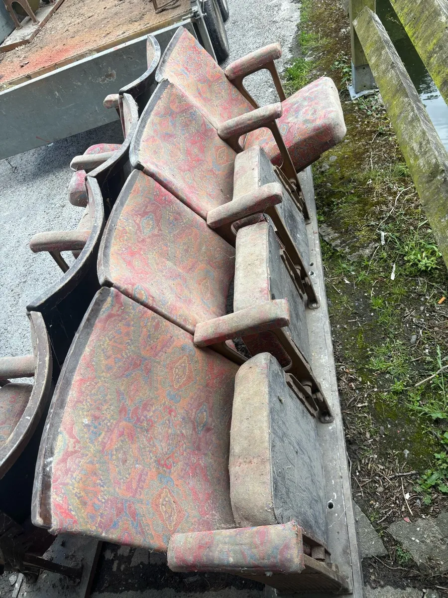 Old cinema seats - Image 1