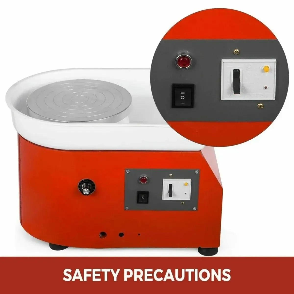 280W 25cm Electric Pottery Wheel Machine - Image 3
