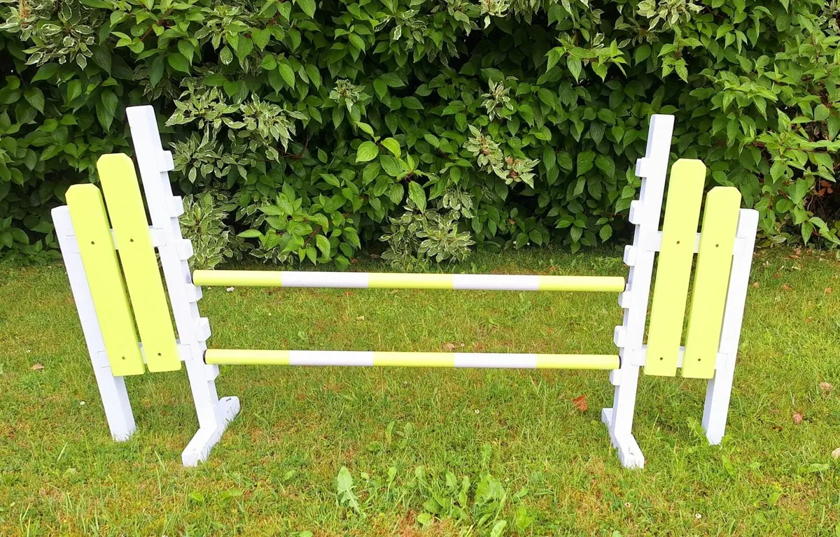 Kids mini jumps x 4 (navy, pink, lime green) - Image 3