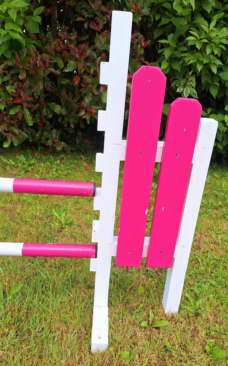 Kids mini jumps x 4 (navy, pink, lime green) - Image 4