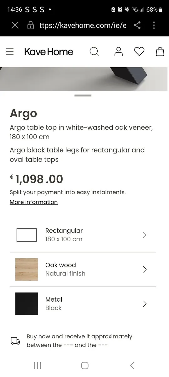 Solid wooden table - Image 3