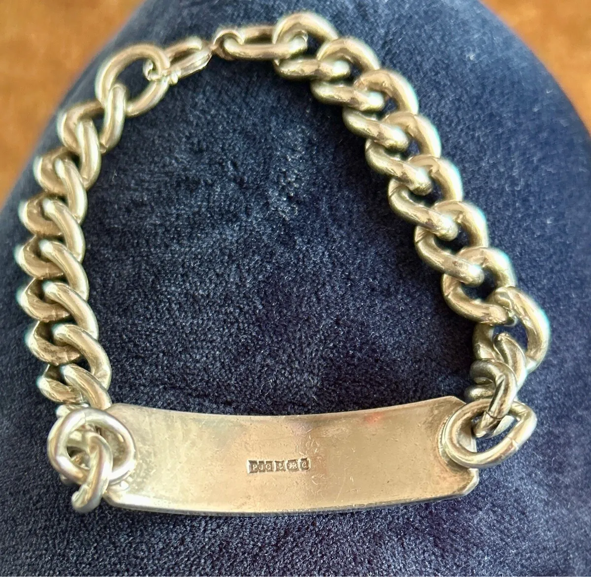 Vintage sterling silver ID bracelet - Image 1