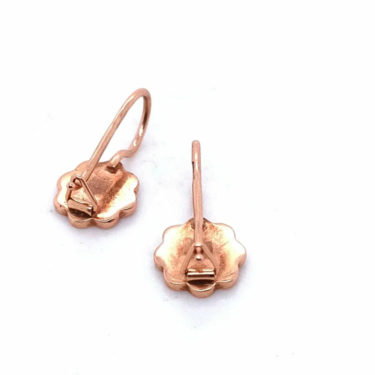 Vintage 14k Rose Gold Earrings - Image 2