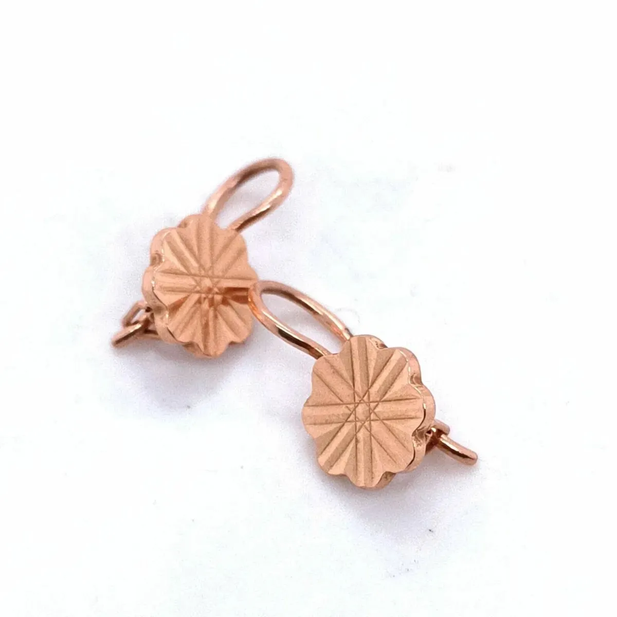 Vintage 14k Rose Gold Earrings - Image 3