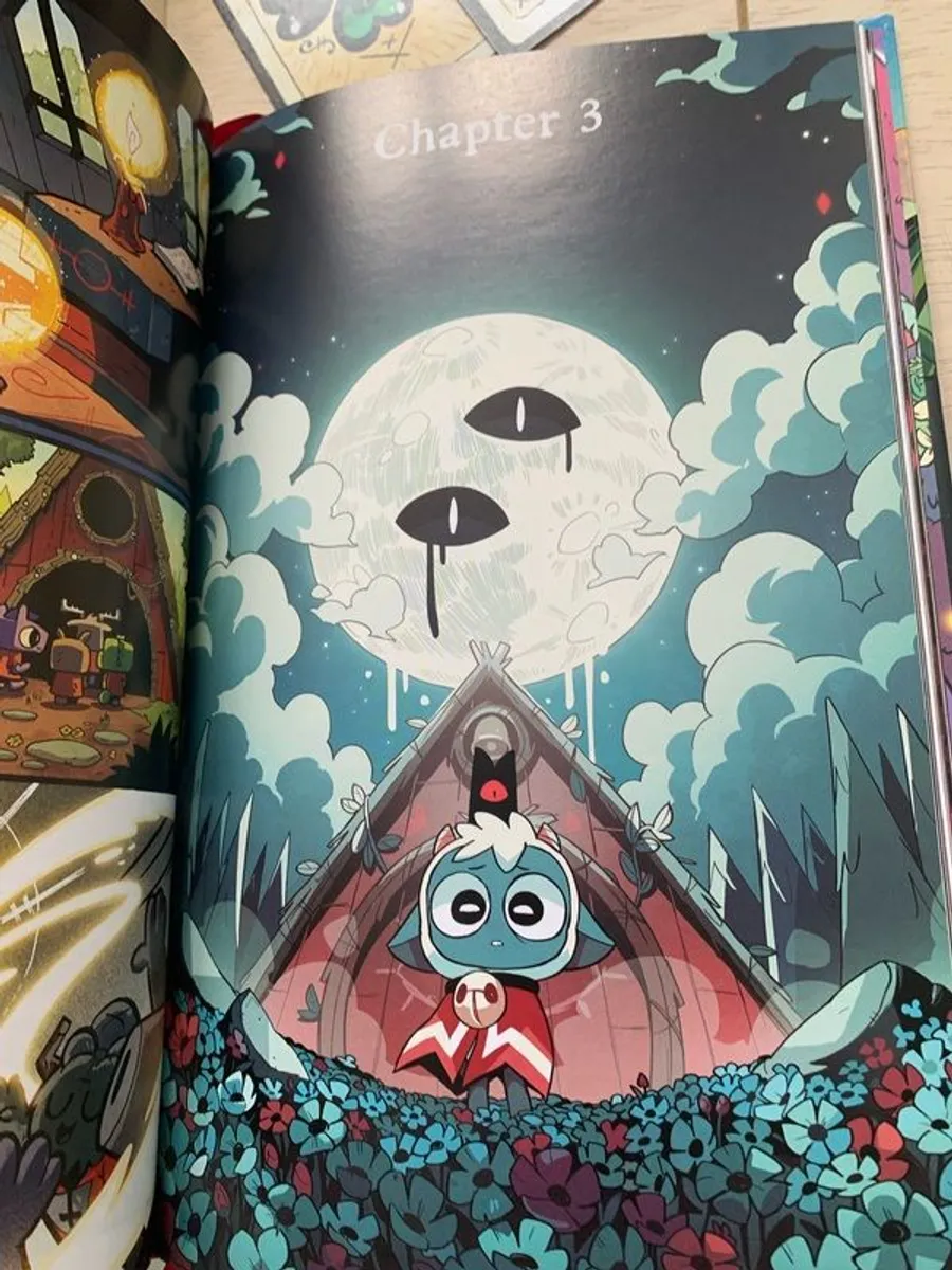 Cult of the lamb graphic novel, Official Cult of the Lamb 8-pack tarot cards & 2 official CoTL art prints - Image 2