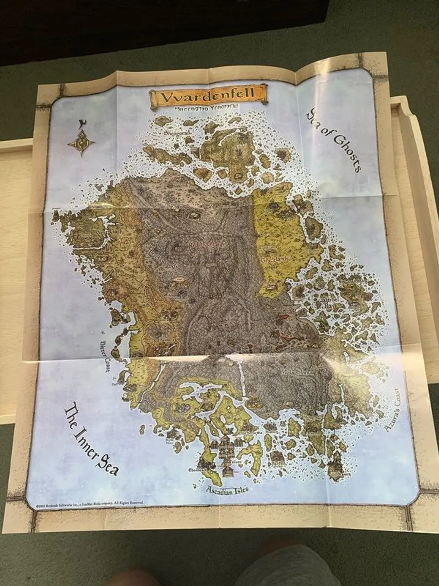 Offical Map of Morrowind - Image 1