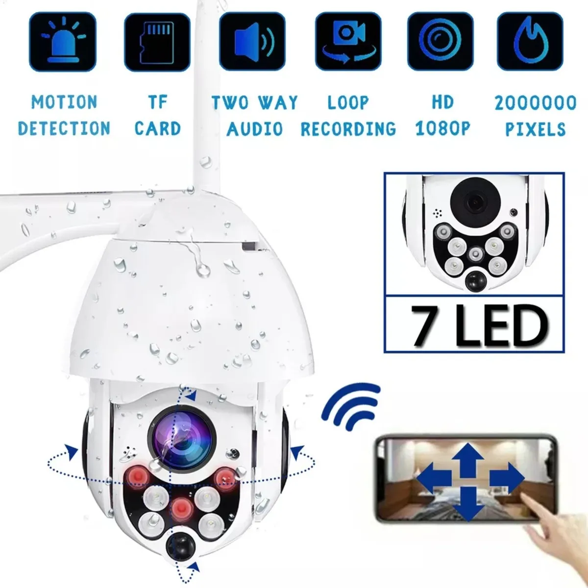 WiFi CCTV smart camera home calving security cam - Image 2