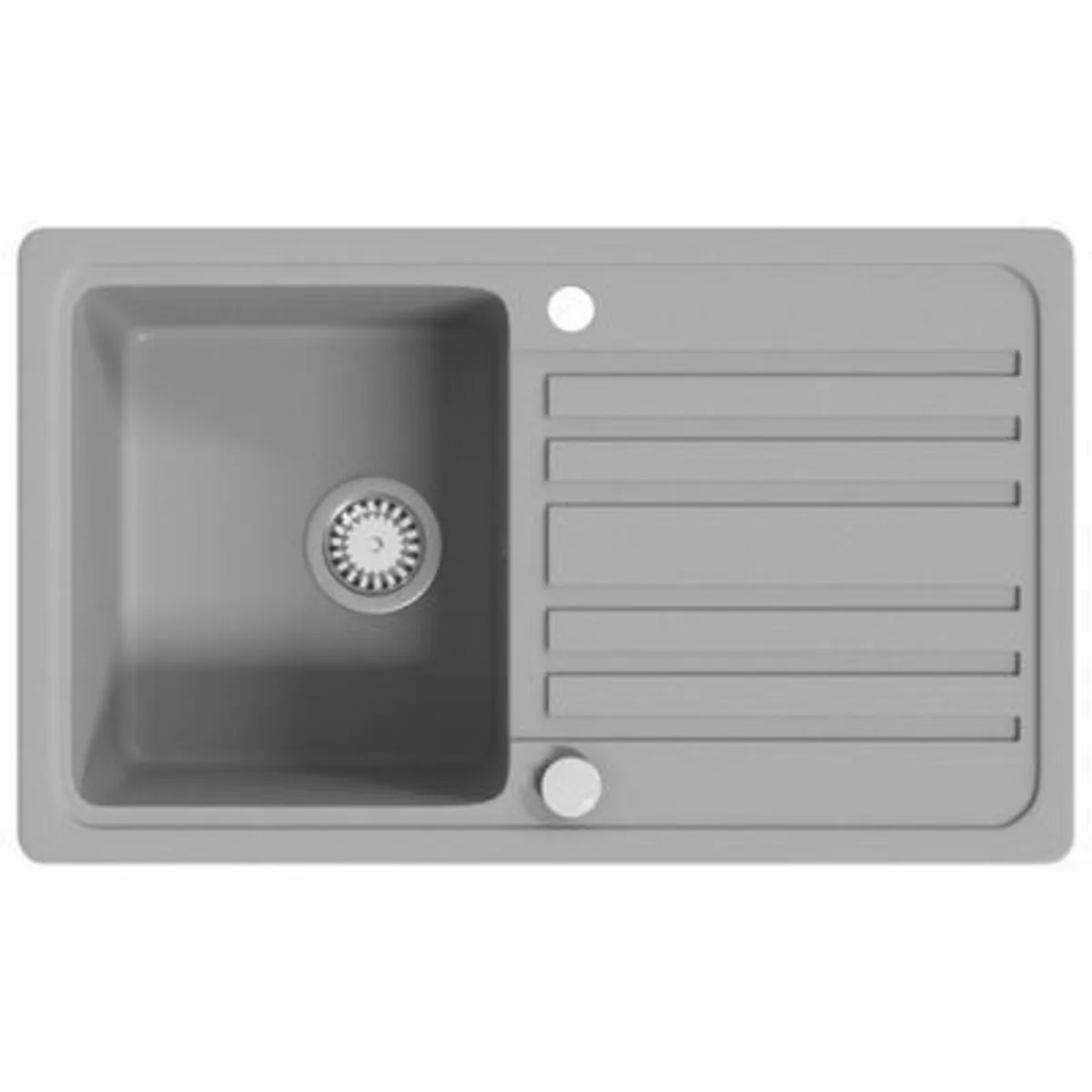 Granite Kitchen Sink Single Basin with Drainer - Image 2