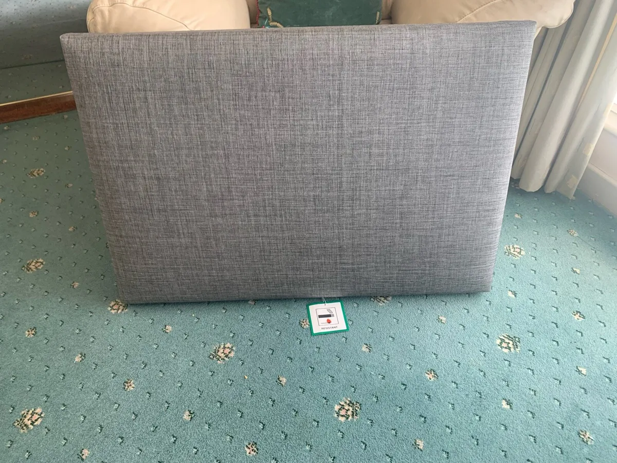 Grey 3 ft bed headboard - Image 1