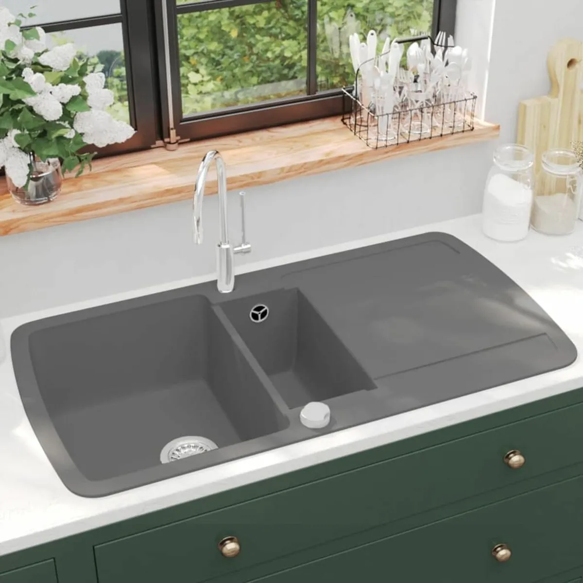 Kitchen Sink Double Basin - Image 1