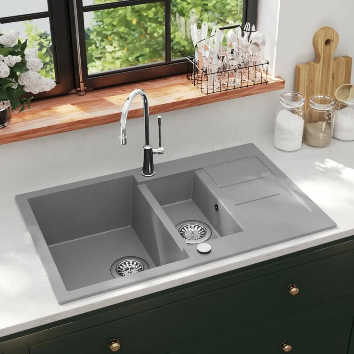 Kitchen Sink Double Basin - Image 1