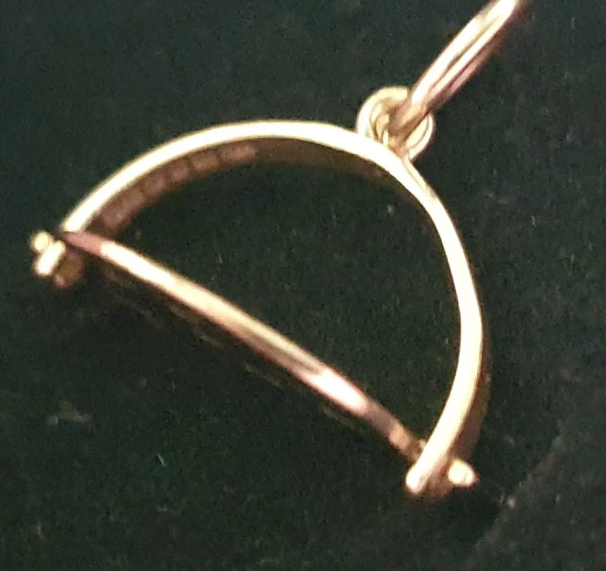 Vintage 9ct Gold "I Love You" Spinner Necklace - Image 4