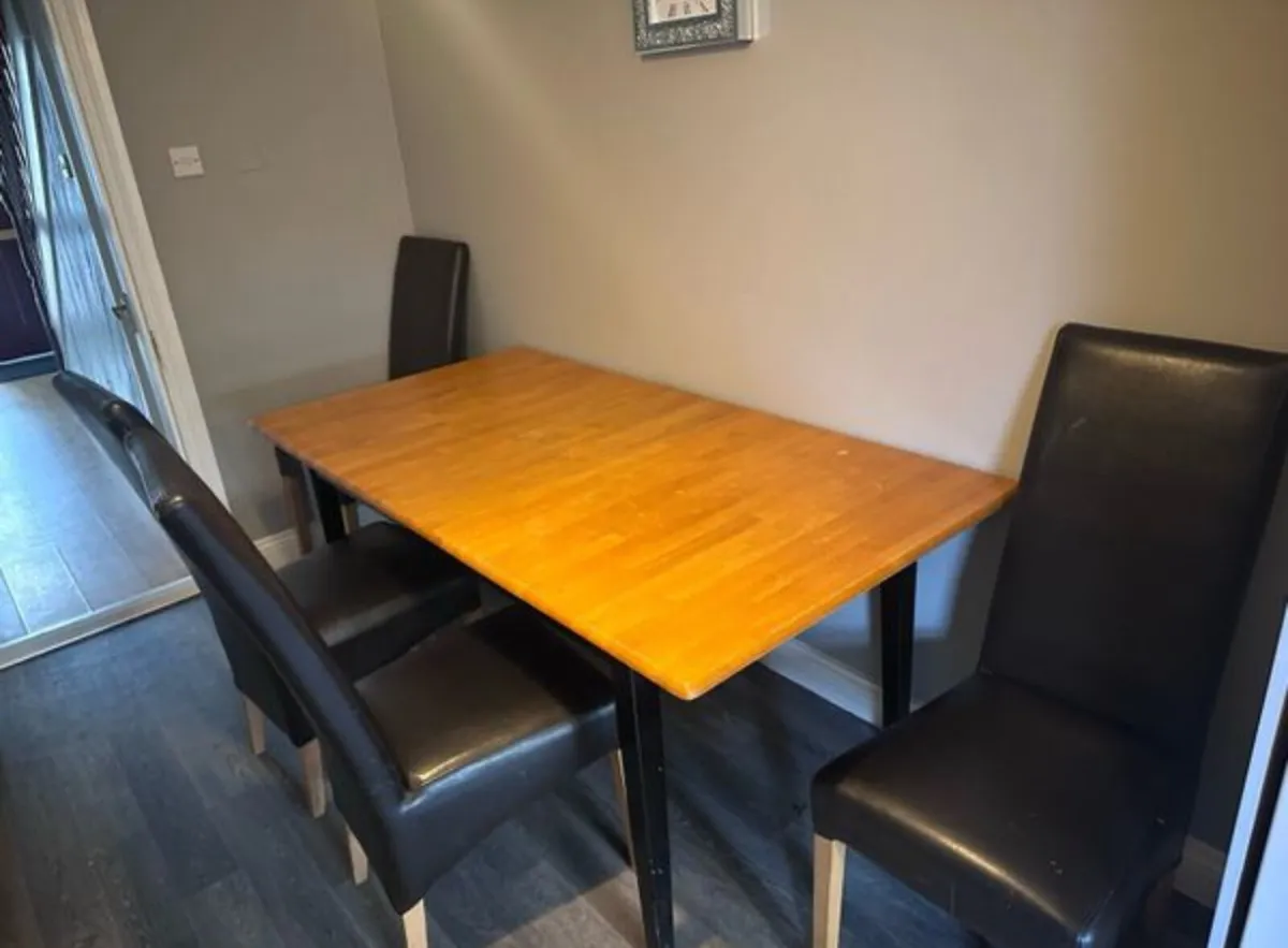 Table and chairs