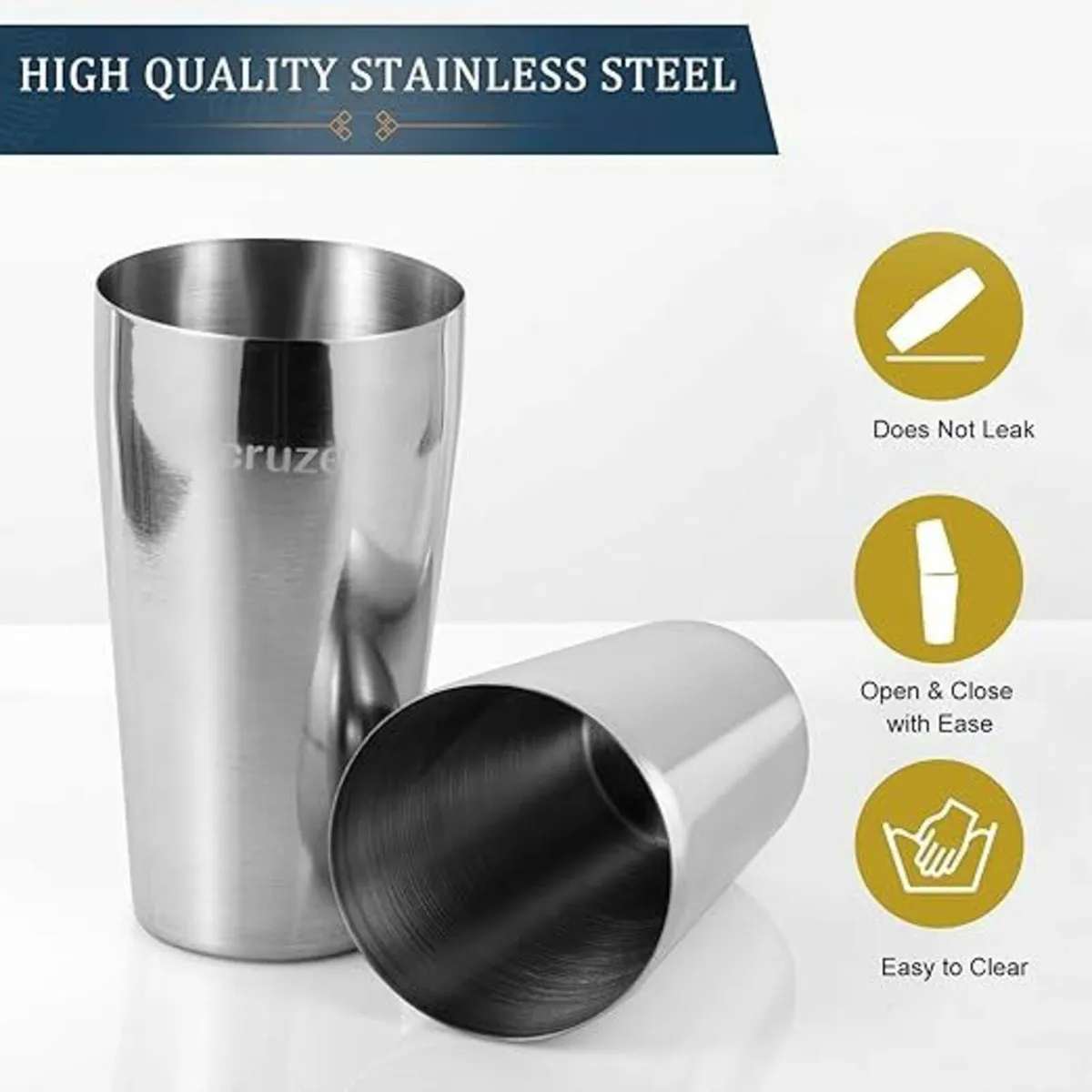 9-Piece Cocktail Shaker Kit with Stand - Image 4