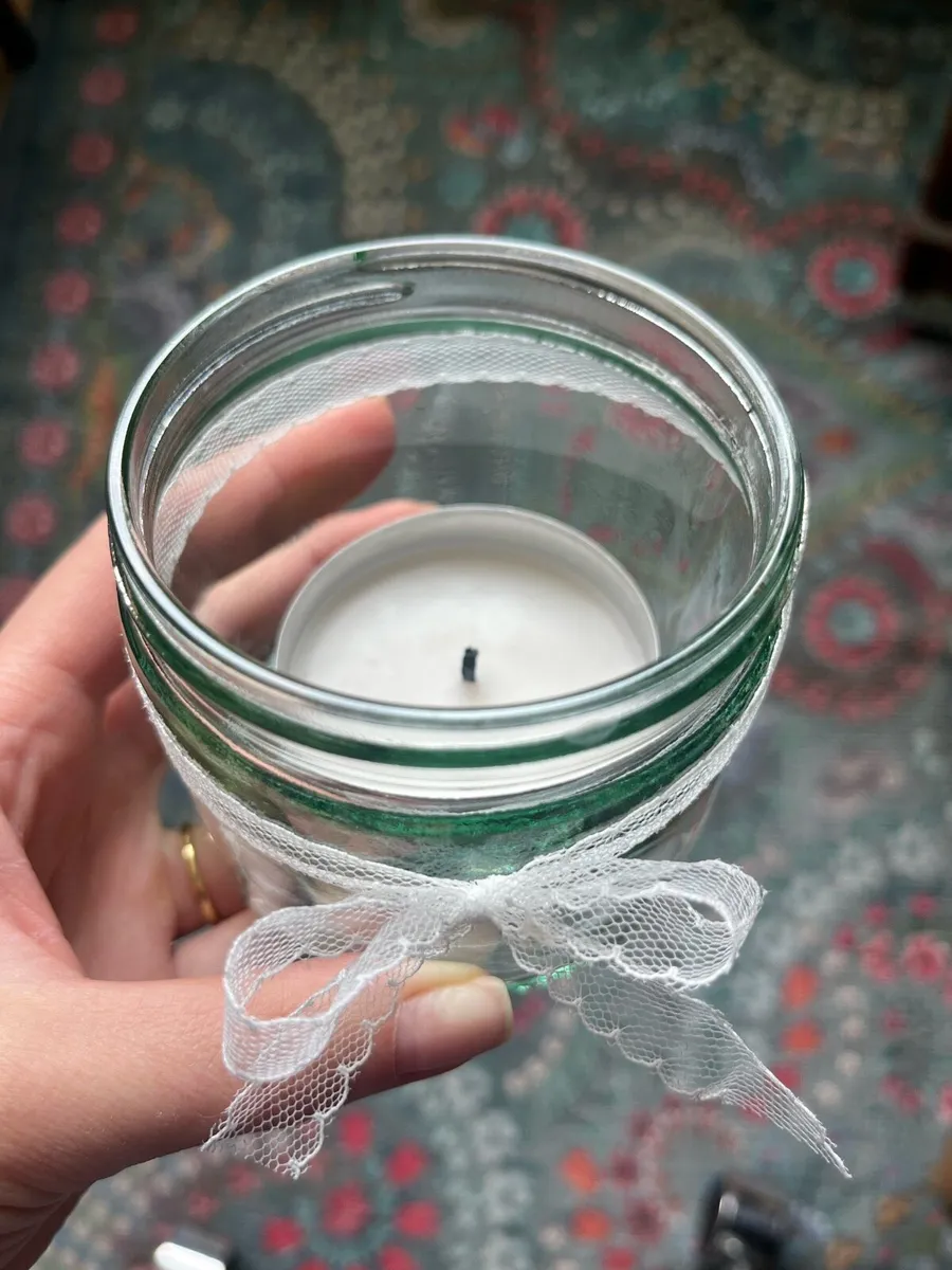 Squat Glass Tealight Jars - Image 2