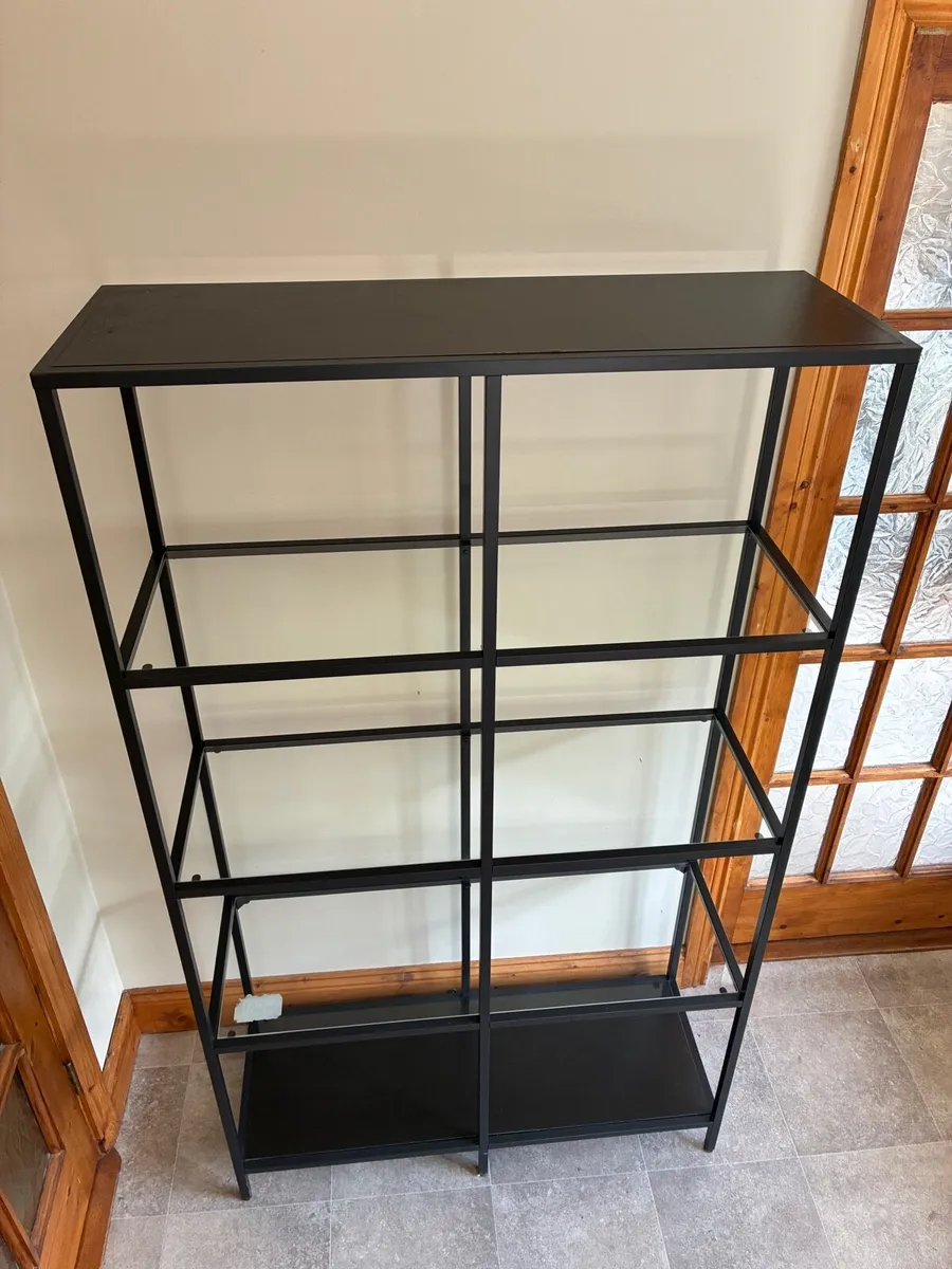 IKEA Glass shelving unit - Image 2