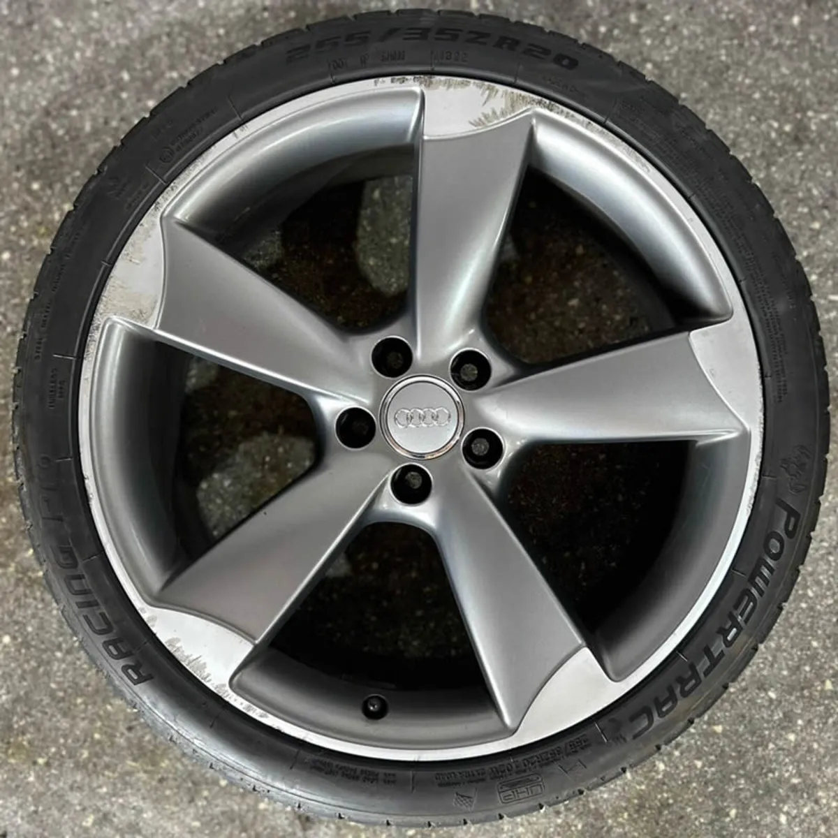 20" GENUINE AUDI ROTOR A5 A6 ALLOY WHEELS & TYRES - Image 2