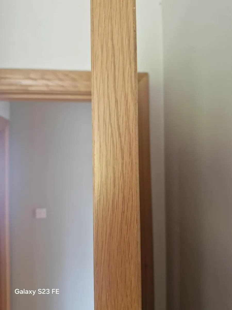 Solid  White Oak Interior Door - Image 4