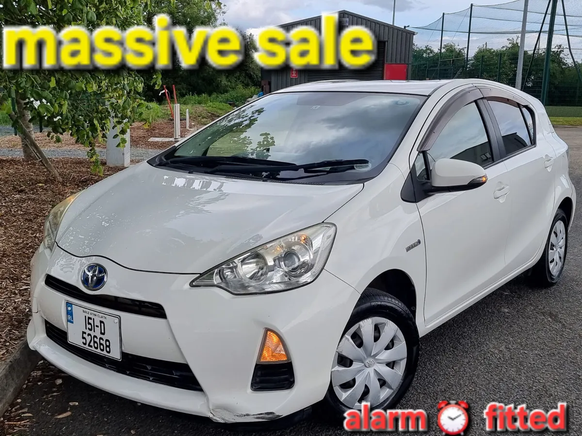 2015 TOYOTA AQUA NCT&TAXED AUTOMATIC €7,990 - Image 1