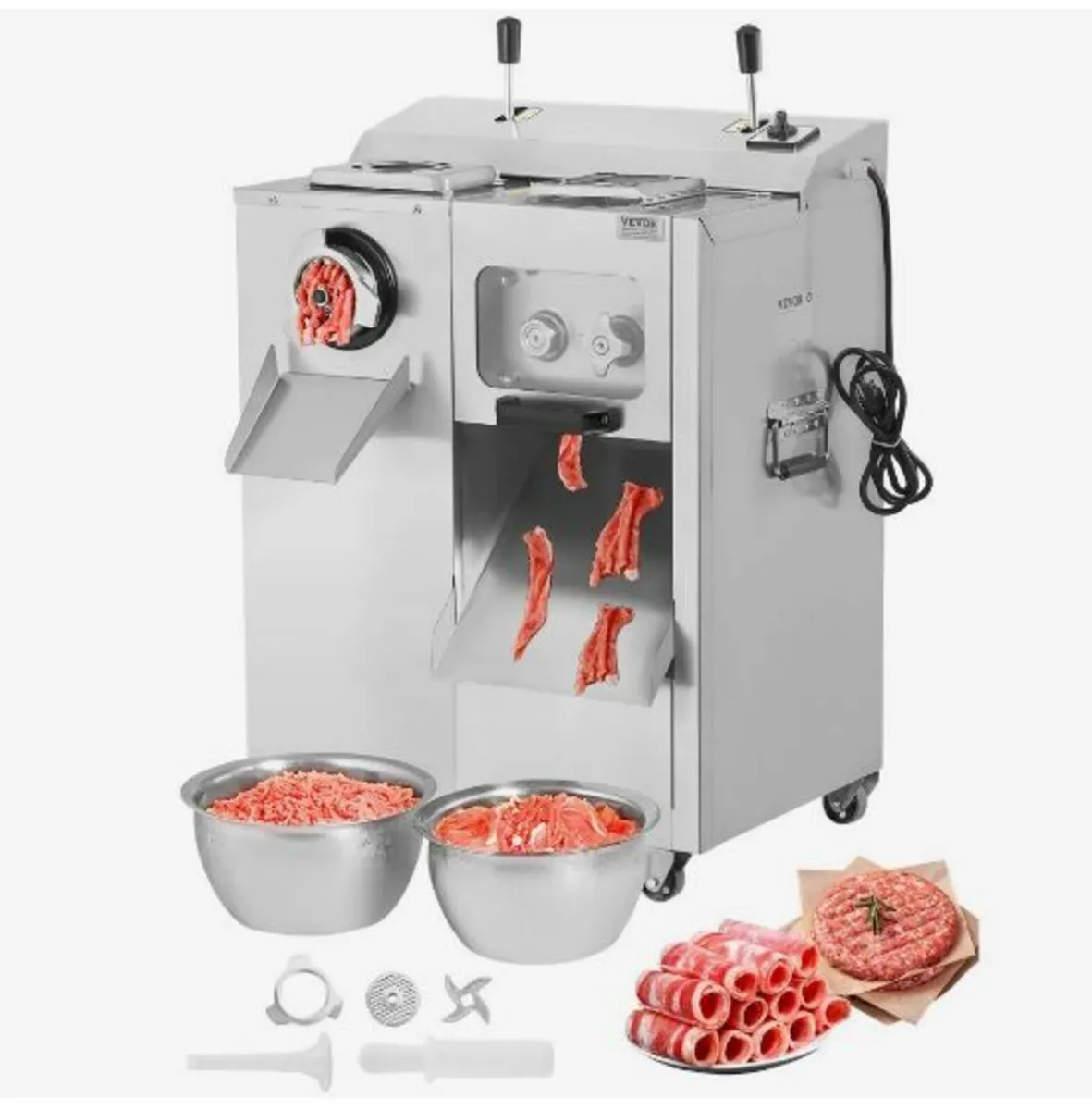 Commercial Electric Meat Grinder Slicer - Image 1