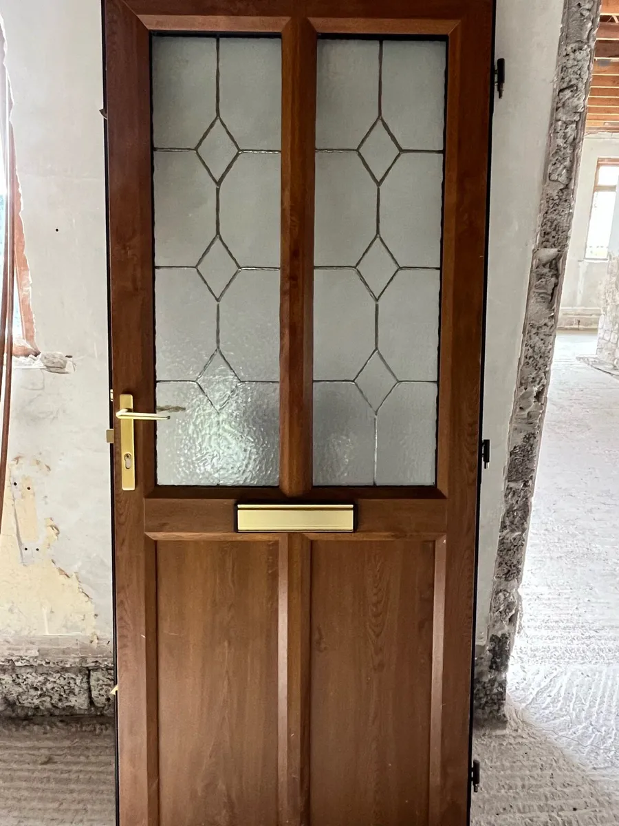 uPVC double glazed wood grain windows - Image 2