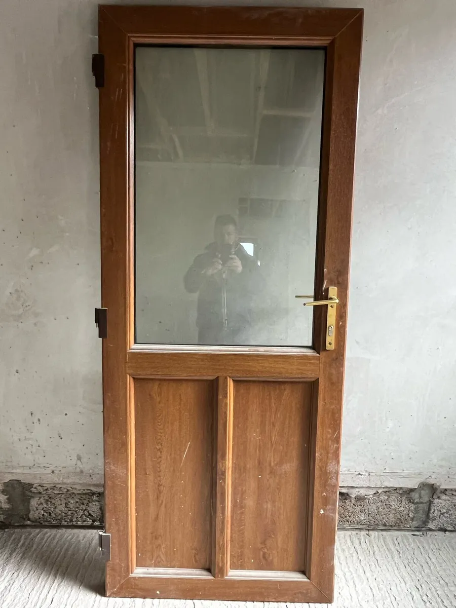 uPVC double glazed wood grain windows - Image 3