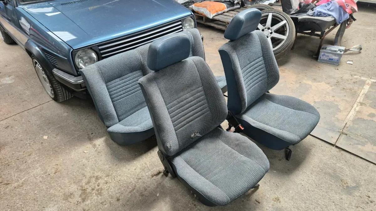 VW Golf mk2 Interior Seats, Carpet & Trim Panels - Image 1