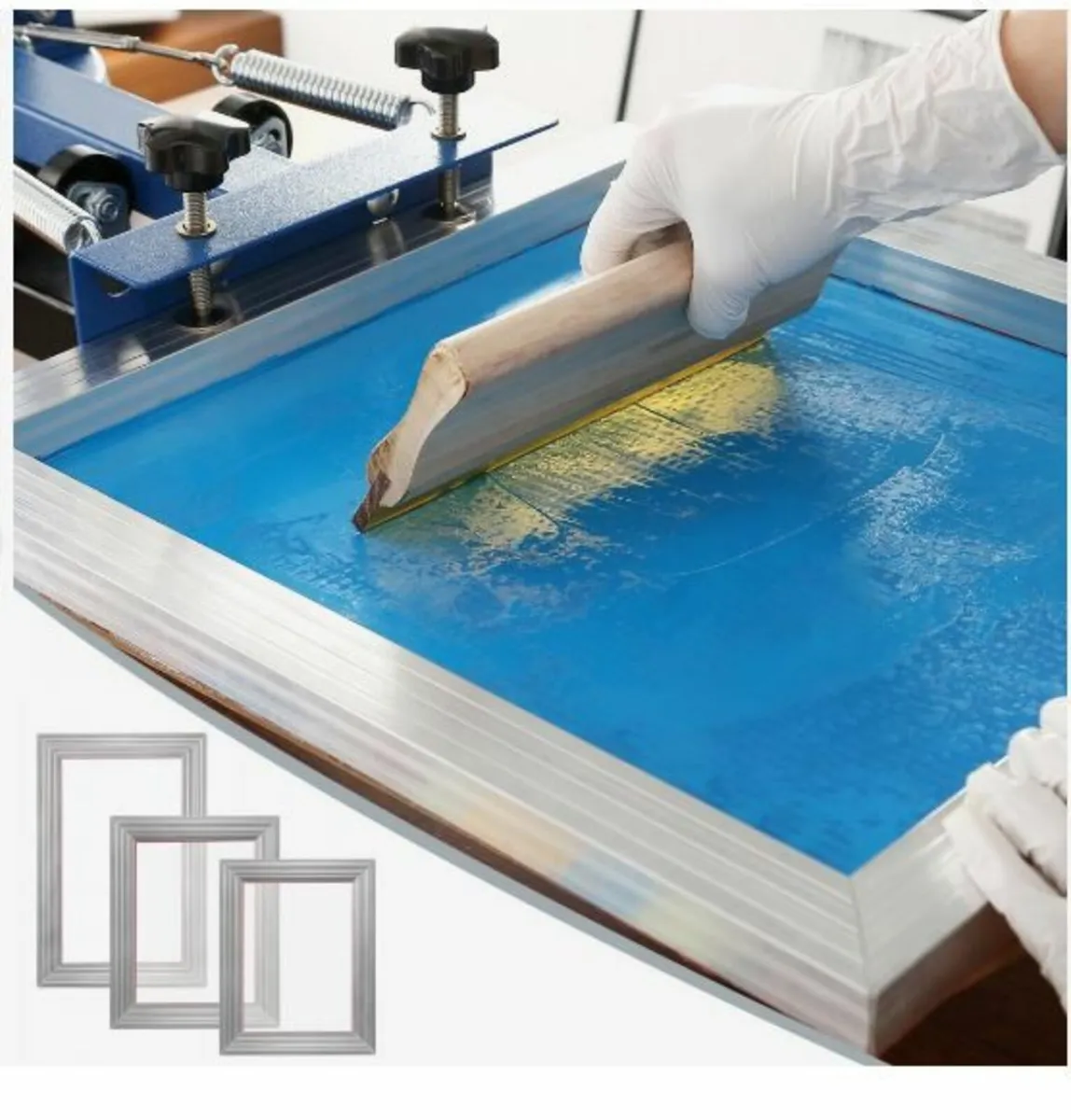 Screen Printing Kit, 3 Pieces Aluminum - Image 4