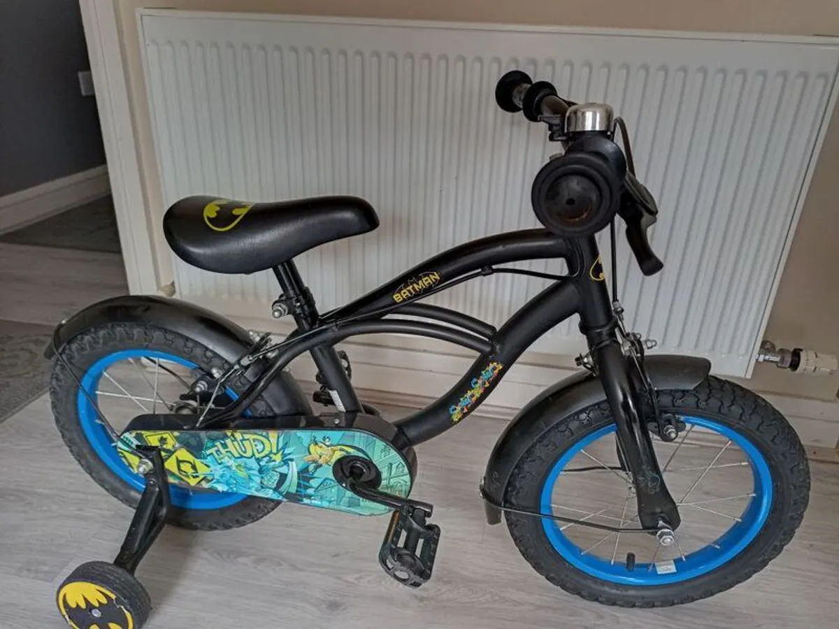 kids batman bike size 14 inch wheels - Image 2
