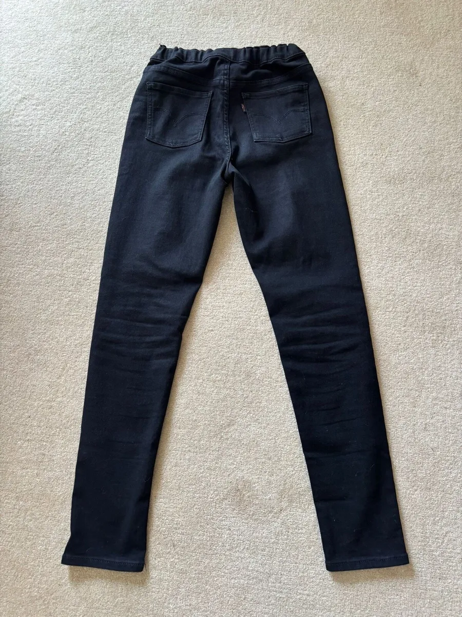 Levi’s girls black jeggings age 14-15 - Image 3