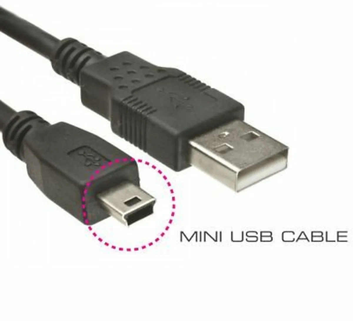 USB 2.0 Male to Mini USB 5 Pin