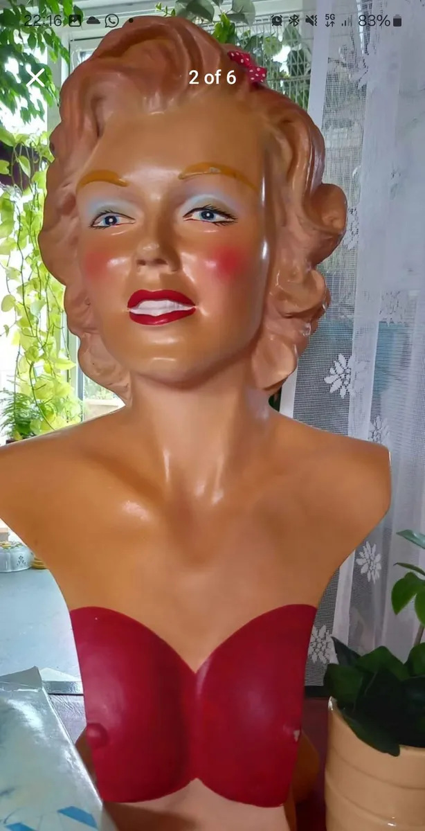 Extremely rare Marylin Monroe head/bust 1950's ONO - Image 2