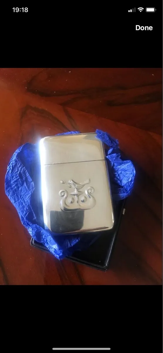 Solid Silver AIB Business Card Holder - Image 1