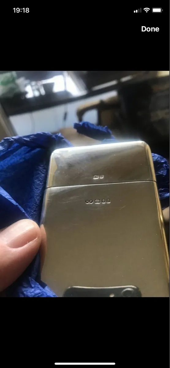 Solid Silver AIB Business Card Holder - Image 2