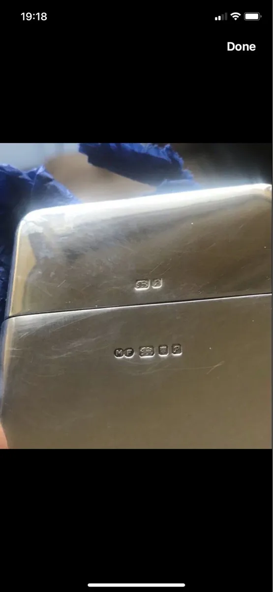 Solid Silver AIB Business Card Holder - Image 3